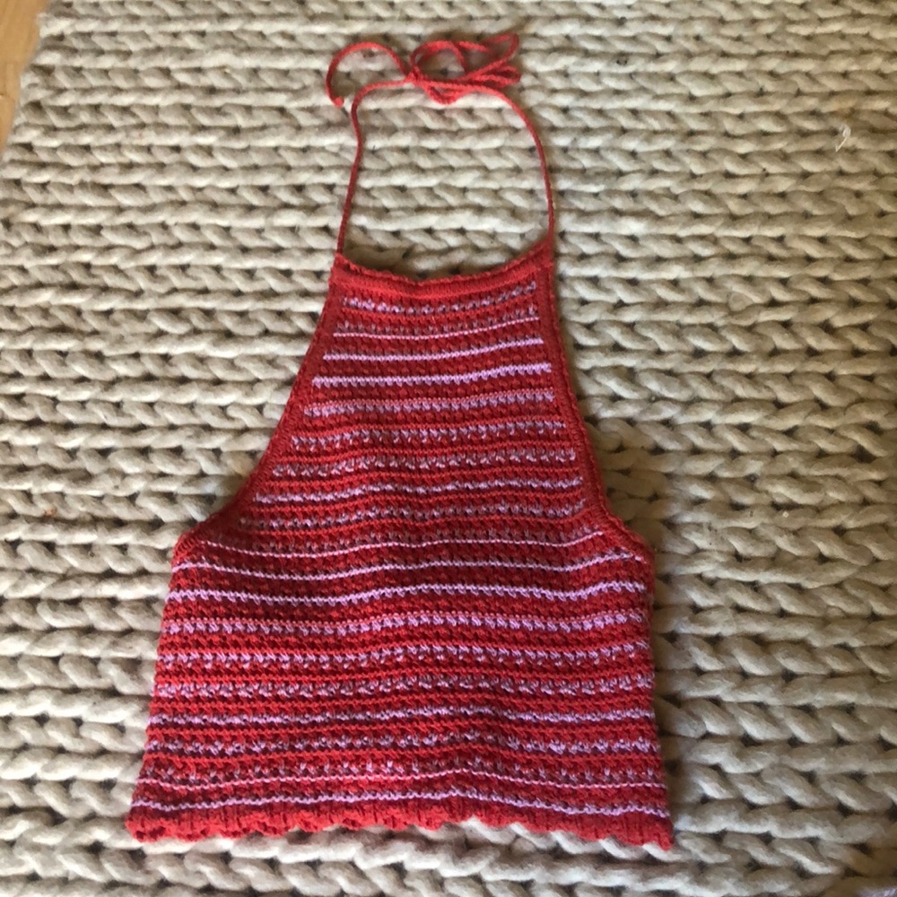 Urban outfitters crotchet halter